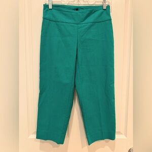 Rafinalla Perfect Fit green capris pants in size 6 🍀